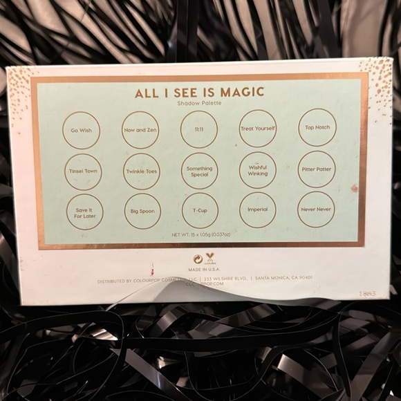 NEVER USED Colourpop All I See is Magic Eyeshadow Palette - Picture 6 of 6